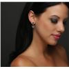 Image 3 : 14KT White Gold 0.25ctw Diamond Earrings