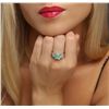 Image 2 : 14KT White Gold 2.70ct Emerald and Diamond Ring