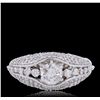 Image 3 : 14KT White Gold 2.30ctw Diamond Ring