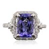 Image 3 : 14KT White Gold 3.24ct Tanzanite and Diamond Ring