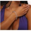 Image 2 : 14KT White Gold 5.52ctw Diamond Tennis  Bracelet