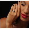 Image 3 : 14KT White Gold 1.59ctw Diamond Ring