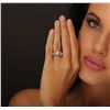 Image 1 : 14KT White Gold 4.05ctw Diamond Ring