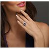 Image 2 : 14KT White Gold 2.94ct Tanzanite and Diamond Ring