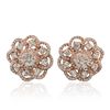Image 1 : 14KT Rose Gold 2.48ctw Diamond Earrings