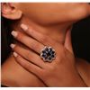 Image 1 : 14KT Yellow Gold 10.82ctw Sapphire Ring