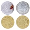 Image 10 : China 2008 Beijing Olympic Games Complete 6-Coin Gold and Silver Set