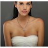 Image 1 : Platinum 4.54ctw Diamond Vintage Necklace