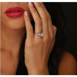 Platinum 2.89ctw Diamond Ring