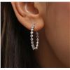 Image 1 : 14KT White Gold 1.83ctw Diamond Earrings