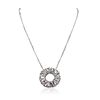 Image 3 : 14KT White Gold 1.14ctw Diamond Pendant With Chain