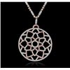 Image 3 : 18KT Two-Tone Gold 8.38ctw Diamond Necklace