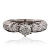Image 1 : 14KT White Gold 1.32ctw Diamond Ring