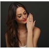 Image 1 : 18KT White Gold 0.62ctw Diamond Ring