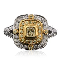 14KT Two-Tone Gold 0.78ctw Diamond Ring