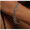 Image 5 : 18KT White Gold 0.65ctw Diamond Bracelet