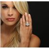Image 1 : 18KT White Gold 11.07ctw Diamond Ring