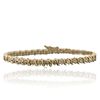 Image 3 : 14KT Yellow Gold 3.56ctw Diamond Bracelet