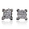 Image 1 : 14KT White Gold 1.33ctw Diamond Earrings