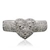 Image 1 : 14KT White Gold 1.00ctw Diamond Ring