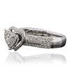 Image 2 : 14KT White Gold 1.00ctw Diamond Ring