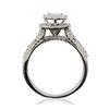 Image 7 : 14KT White Gold 1.00ctw Diamond Ring