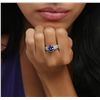 Image 2 : 14KT White Gold 2.70ct Tanzanite and Diamond Ring