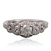 Image 1 : 14KT White Gold 1.03ctw Diamond Ring