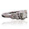 Image 2 : 14KT White Gold 1.03ctw Diamond Ring