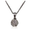 Image 3 : 14KT White Gold 0.53ctw Diamond Pendant