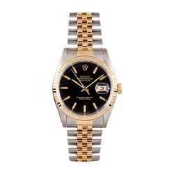 Gents Rolex Two Tone Gold DateJust Wristwatch