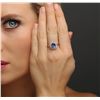 Image 2 : 14KT Yellow Gold 2.19ct Tanzanite and Diamond Ring