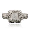 Image 3 : 14KT White Gold 1.98ctw Diamond Ring