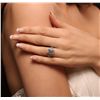 Image 1 : 14KT White Gold 1.98ct Aquamarine and Diamond Ring