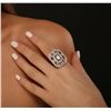 Image 2 : 18KT White Gold 2.57ctw Diamond Ring