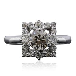 14KT White Gold 1.37ctw Diamond Ring