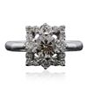 Image 1 : 14KT White Gold 1.37ctw Diamond Ring