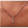 Image 2 : 18KT White Gold EGL USA 2.03ctw Diamond Necklace
