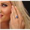 Image 1 : 14KT White Gold 1.92ct Tanzanite and Diamond Ring