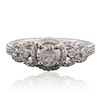 Image 1 : 14KT White Gold 1.19ctw Diamond Ring