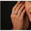 Image 1 : 18KT White Gold 2.34ctw Diamond Ring