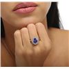 Image 2 : 14KT White Gold 2.66ct Tanzanite and Diamond Ring