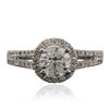 Image 1 : 14KT White Gold 1.59ctw Diamond Ring