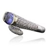 Image 2 : 14KT Two-Tone Gold 1.99ct Tanzanite and Diamond Ring