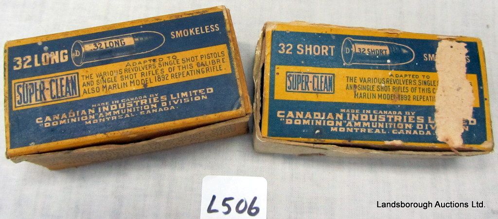 58 ROUNDS 32 RIMFIRE SHELLS - Landsborough Auctions