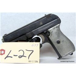 CZ 27 HANDGUN
