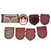 Image 2 : LOT OF 7 GERMAN NAZI WAFFEN SS FOREIGN VOLUNTEER SLEEVE PATCHES