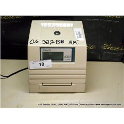 TRE PYRAMID 4000 TIME CLOCK (print sequence:) 38288