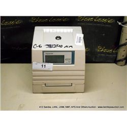 TRE PYRAMID 4000 TIME CLOCK (print sequence:) 38290