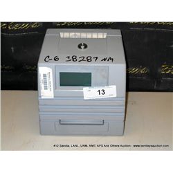 TRE PYRAMID 4000 TIME CLOCK (print sequence:) 38287